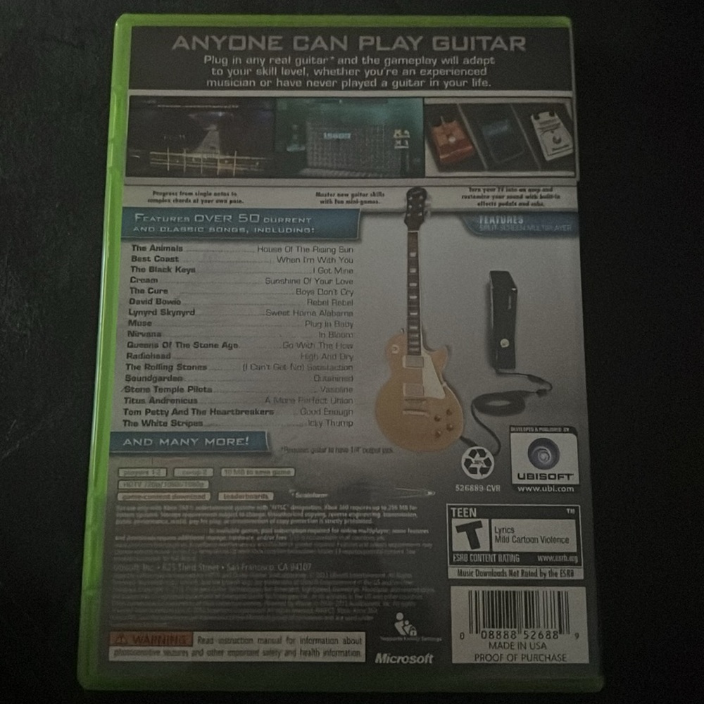 Xbox 360 Rocksmith Game - Picture 2 of 4